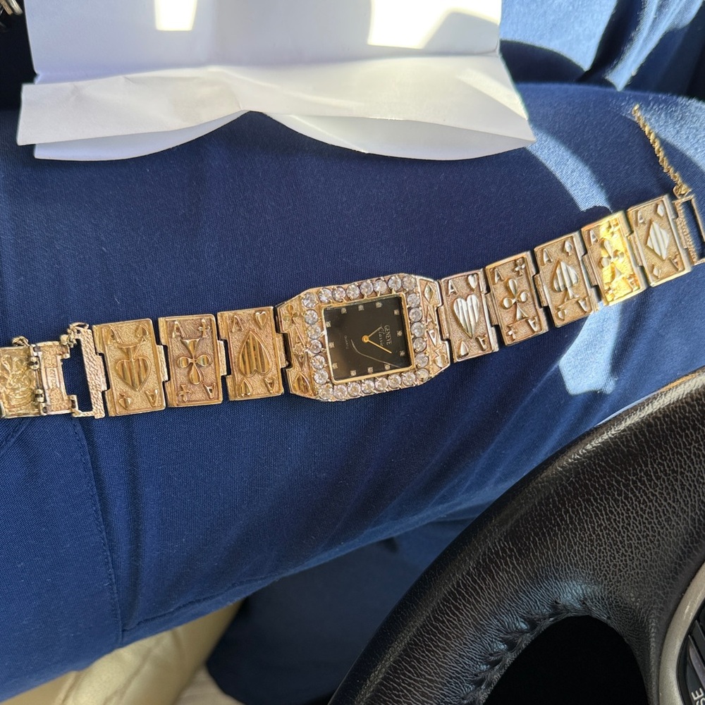 Gold and Silver Men's Watch